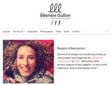Tablet Screenshot of eleonoreguillon.com